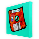 Load image into Gallery viewer, Artwork as a gallery-wrapped canvas print.