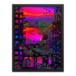 Load image into Gallery viewer, Artwork in a simple black frame.