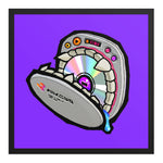 Load image into Gallery viewer, Artwork in a simple black frame.