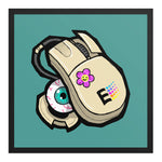 Load image into Gallery viewer, Artwork in a simple black frame.