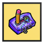 Load image into Gallery viewer, Artwork in a simple black frame.