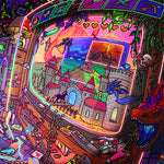 Load image into Gallery viewer, closeup of the TV, showing layers of scenes receding into the screen.