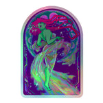 Load image into Gallery viewer, &quot;Dance&quot; (Mucha redraw) holo sticker
