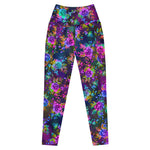 Load image into Gallery viewer, &quot;Pixel Floral (Synthwave)&quot; leggings with pockets
