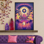 Load image into Gallery viewer, Artwork hung up on a wall