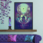 Load image into Gallery viewer, Artwork hung up on a wall