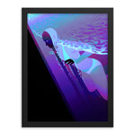 Load image into Gallery viewer, Artwork in a simple black frame.