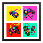 Load image into Gallery viewer, Artwork in a simple black frame.