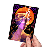 Load image into Gallery viewer, A hand holding an &quot;Ordained&quot; mini art print
