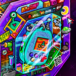 Load image into Gallery viewer, closeup of an alien tamagotchi toy.