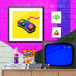 Load image into Gallery viewer, Artwork hung up on a wall.