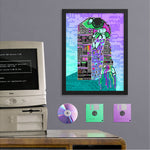 Load image into Gallery viewer, Artwork hung up on a wall