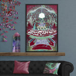 Load image into Gallery viewer, Artwork hung up on a wall