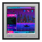 Load image into Gallery viewer, Artwork in a simple black frame.
