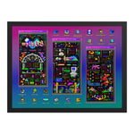 Load image into Gallery viewer, Artwork in a simple black frame.
