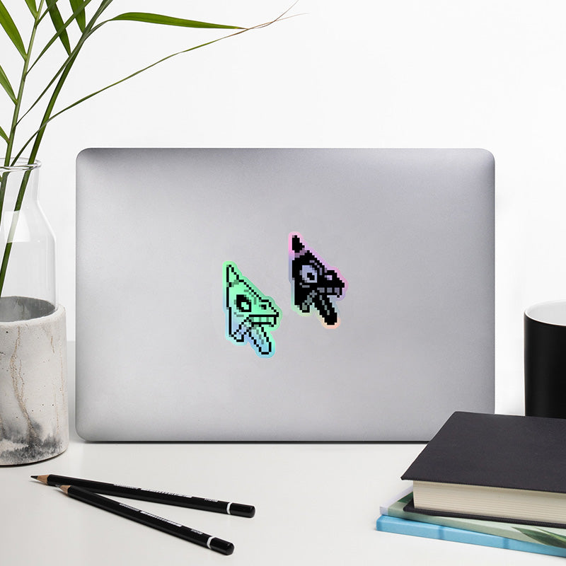 Cursor Mimic holo stickers