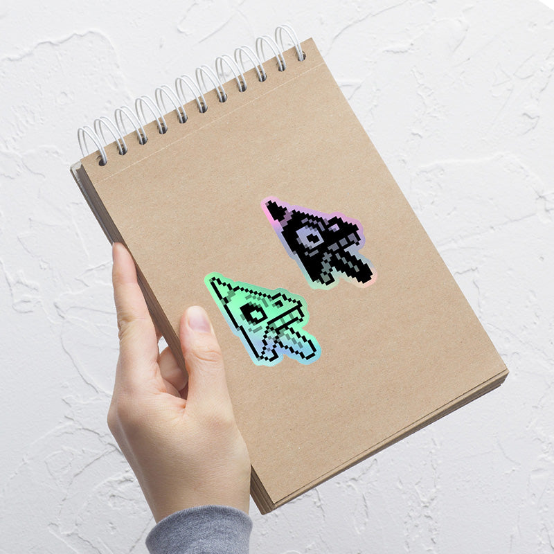 Cursor Mimic holo stickers