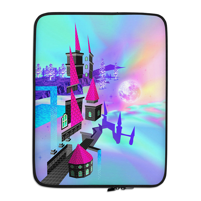 "Castle in the Sky" laptop sleeve