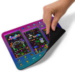 Load image into Gallery viewer, Hand holding up a corner of the mousepad, revealing the non-slip rubber base.
