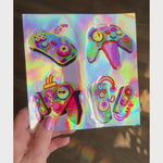 Load and play video in Gallery viewer, “Mitosis” holo sticker bundle
