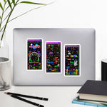 Load image into Gallery viewer, Stickers on a laptop.
