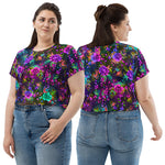 Load image into Gallery viewer, A model showing the front and back of the shirt.
