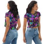 Load image into Gallery viewer, A model showing the front and back of the shirt.
