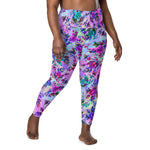 Load image into Gallery viewer, &quot;Pixel Floral (Vaporwave)&quot; leggings with pockets

