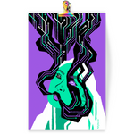 Load image into Gallery viewer, “Glitch Witch” art print
