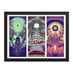 Load image into Gallery viewer, &quot;Neuromancer&quot; triptych
