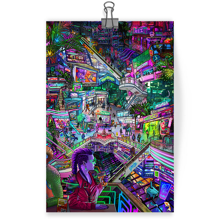 "Ultra Mall" print